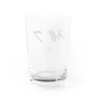 もじぐみの第七赤星 Water Glass :back