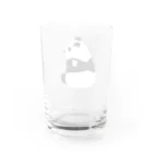 パンダむんの湿布貼る Water Glass :back