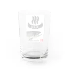 G-HERRINGの鮭！温泉  鬼志別【SALMON；おんせん】あらゆる生命たちへ感謝をささげます。 Water Glass :back