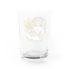 Lichtmuhleの一輪のお花とアメリカモモンガ Water Glass :back