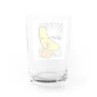 SheepDesignのバナナ店長 Water Glass :back
