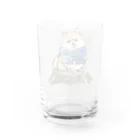 犬グッズの店しえるぶるーのマフラー犬　ポメラニアン Water Glass :back