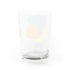 kikiのcloud,sun,moon Water Glass :back