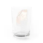 LalaHangeulのTOAD (ヒキガエル) 英字バージョン Water Glass :back