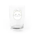 シマエナガ探検隊のシマエナガのお友達エゾクロテン Water Glass :back