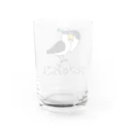 カモメのおっさんの船長なカモメのおっさん Water Glass :back