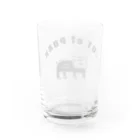 PokuStarの全ヒレ肉のブタ Water Glass :back