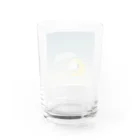 くりみそのおみせのおもいやりの雨の日 Water Glass :back