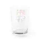 つなまよざのマフラーしゃけこ＆こむぎ Water Glass :back