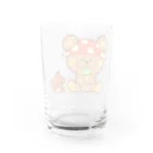 レタ(LETA)のぬいクマちゃんのキノコがり Water Glass :back