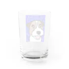 虹色PLUSの夜空を見上げて　ジャックラッセルテリア犬 Water Glass :back