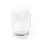 酒丸酔子🐱🍺の禍々SAKEロゴ Water Glass :back