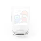 絵心屋空間のI'm an auto mechanic Water Glass :back