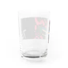 73-hakaiのクモオトコ Water Glass :back