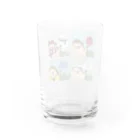 tapiraraのうちのもちむぎさん（天気予報） Water Glass :back