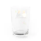 LittleLoroのどノーマルオカメインコとルチノーちょいわき 0350 Water Glass :back