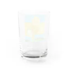 yoshi-gardenのアマガエルと金糸梅 Water Glass :back