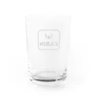 Cafe Cabin kanaeのカフェキャビン応援グッズ Water Glass :back