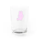 ぱぴの可愛い動物たちのかわいいうさぎさん Water Glass :back