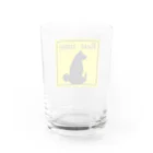 いっぷく処 てんてんのもっちり柴シルエット１(Rest time) Water Glass :back