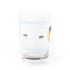 みぞれのばぶねこぐらすこっぷ(水色) Water Glass :back