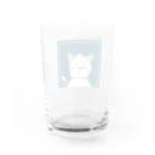 monmokoの寝癖モサ2 Water Glass :back