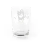 Letiのチョコ、チップ、ソラ Water Glass :back