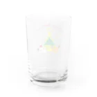 太郎丸のメリー・クリスまる。（赤文字） Water Glass :back