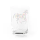 meiroのカラフルなホース Water Glass :back