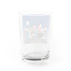 ミャンマーへの支援のミャンマーの鍋鳴らし Water Glass :back