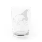 Belkaのライオン Water Glass :back