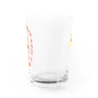 mindwaveincのしばんばん 微笑柴犬飯店（赤） Water Glass :back