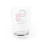 木村昇吾を応援しよう！のクリケット日本代表木村昇吾選手のロゴグッズ Water Glass :back