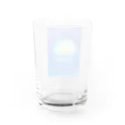 ponjurakugakiの朝日2022 Water Glass :back