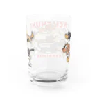 inuinutownのダックスフンドマラソン Water Glass :back