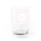 lox1970 SHOPのlox1970 ロゴマーク・ピンク Water Glass :back