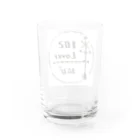 尾道鉄道カフェ🚃102lover結びのlover踏み切り Water Glass :back