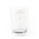 Cody the Lovebirdのクリスマスリース コザクラインコ、オカメインコ Chubby Bird Water Glass :back