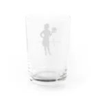 insparation｡   --- ｲﾝｽﾋﾟﾚｰｼｮﾝ｡の馬鹿は死んでも治らない(黒) Water Glass :back