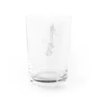 千利煌（せんのりこう）の前衛書道ロゴ（千利煌） Water Glass :back