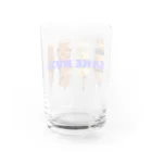 猫の蚤の市の酒クズ （横） Water Glass :back