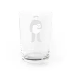 🐼ひきこまれパンダ🐼の着ぐるみ姿のひきこまれパンダ Water Glass :back