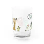 ピーマンタロスケ ✾ HEXA一本！のWelcom_Animals Water Glass :back