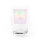 MedicalKUNの虹に沈む月、夕暮れの気持ち。 Water Glass :back