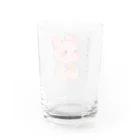 ゆめうさぎShopの腹ペコいちごちゃん Water Glass :back