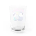 GERA「春とヒコーキのグピ☆グパ☆グポ」公式ショップの春とヒコーキのグピ☆グパ☆グポ_グラス Water Glass :back