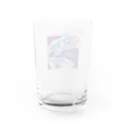 Lighter190Eの小玉画伯のイルジュラちゃんグラス Water Glass :back