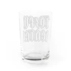 ヒロシオーバーダイブの豆腐メンタル Water Glass :back