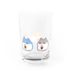 株式会社ボトルキューブのもぐはむ（5匹） Water Glass :back