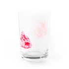 MAIKOの椿のグラス グラス反対面